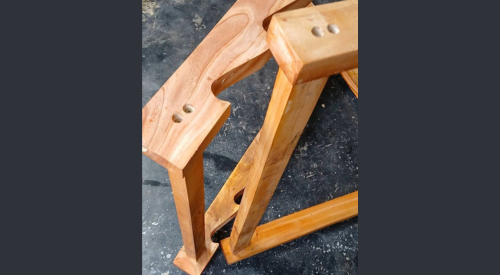 Premium Quality Mahogany Wood Easy Chair - Image 6