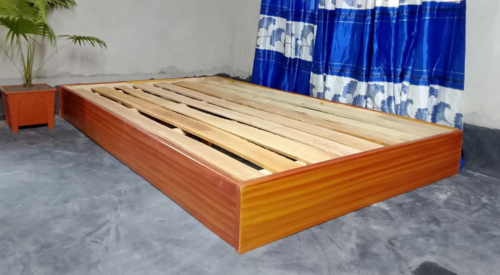 Premium Quality Floor Bed Made Of Mahogany Wood - Image 5