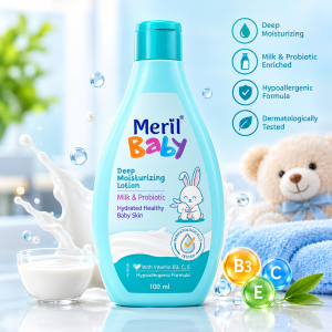 Meril Baby Deep Moisturizing Lotion (100ml)