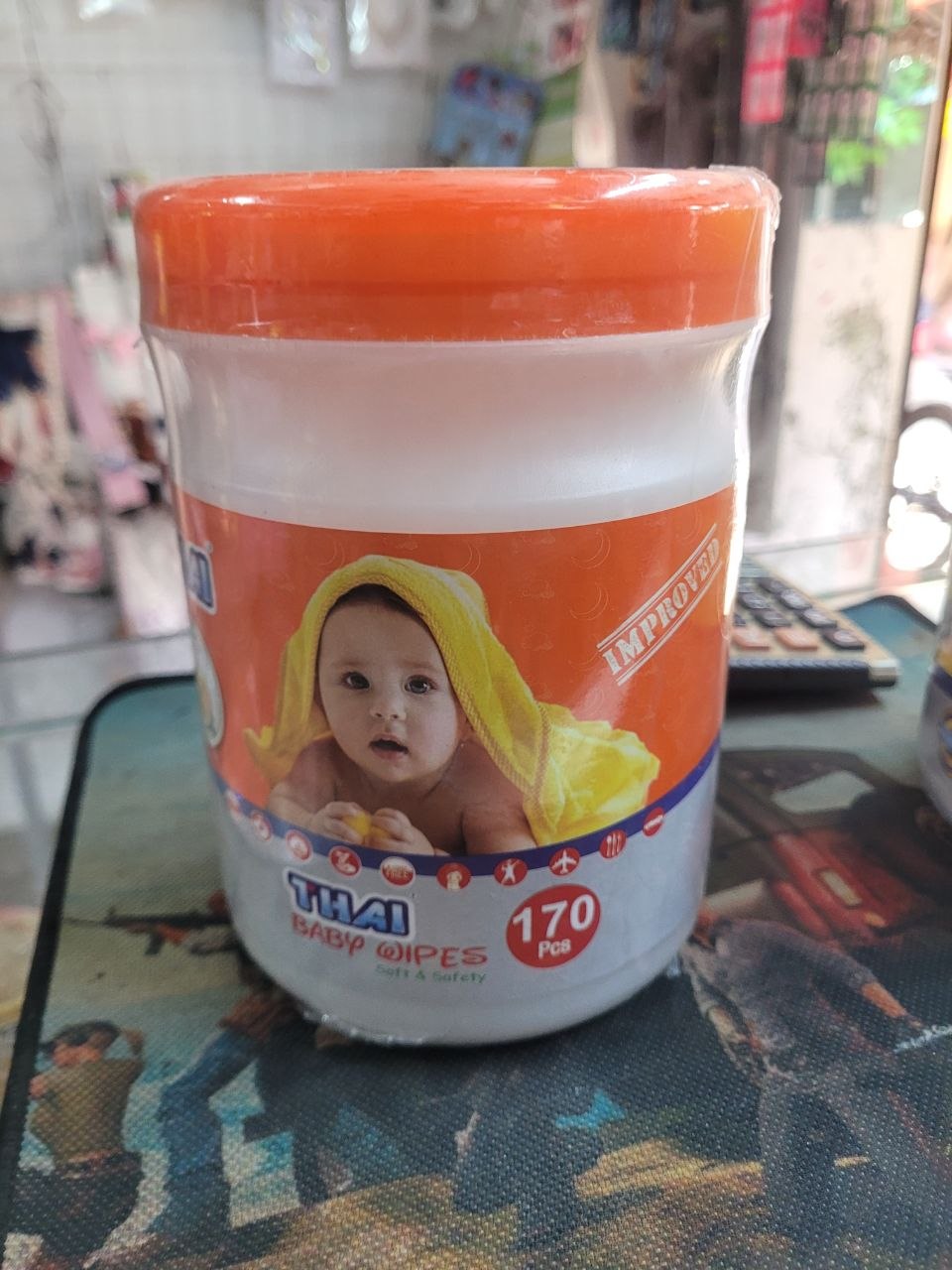 THAI Baby Wipes Soft & Safety 170 Pcs | Aloe Vera Baby Wet Wipes - Image 2